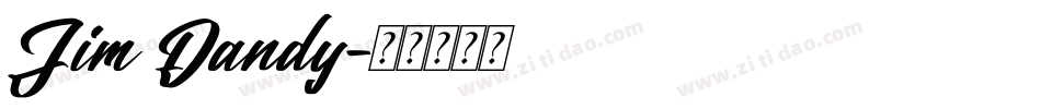 Jim Dandy字体转换